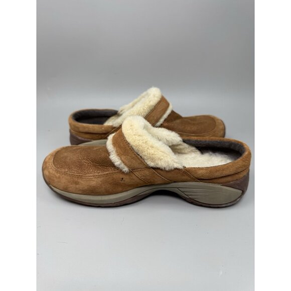 Merrell Encore Buckle Womens Size 8 Puff Cocoa Brown Closed Toe Slip On Clogs - Picture 2 of 7